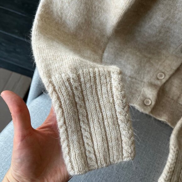 Mango Baby doll-neck cardigan (Like New!) - Picture 9 of 12